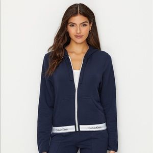 Calvin Klein Women's Modern Hoodie, Shoreline, XS